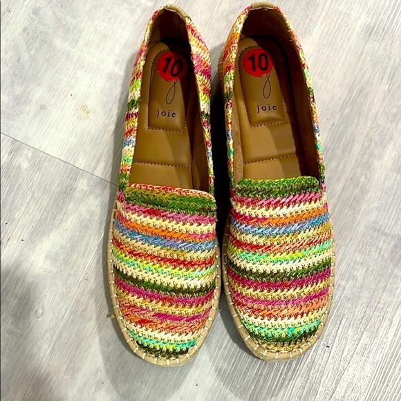 Joie Cara Colorful Espadrilles with Zigzag Design - Picture 1 of 10